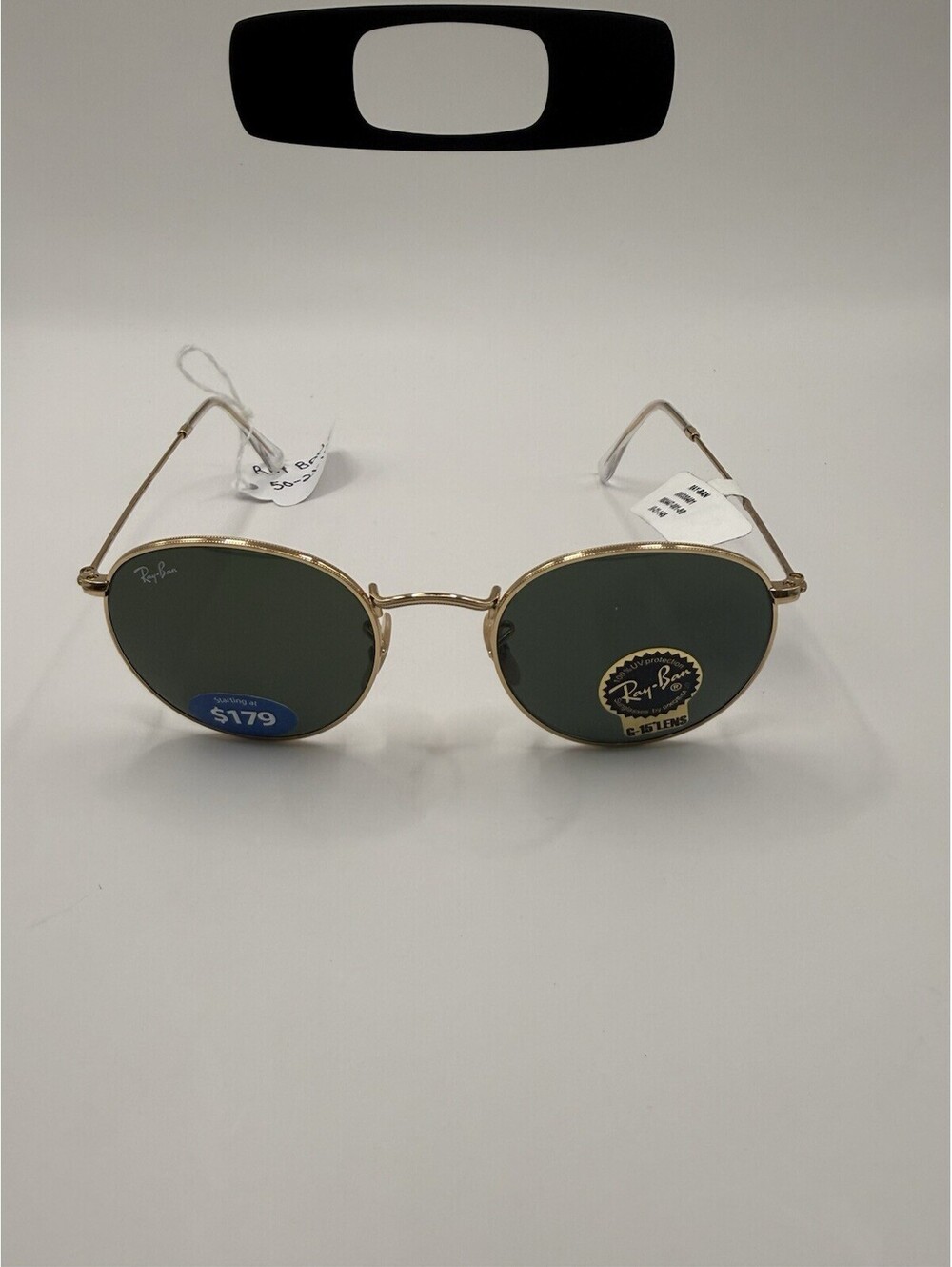 RAY-BAN RB 3447 112/Z2 ROUND METAL GOLD AUTHENTIC FRAMES SUNGLASSES 50-21-145
